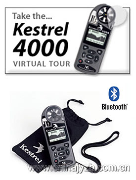 美国Kestrel 4000手持式风速仪便携无线蓝牙气象追踪仪