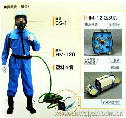 原装进口日本重松电动送风式长管呼吸器