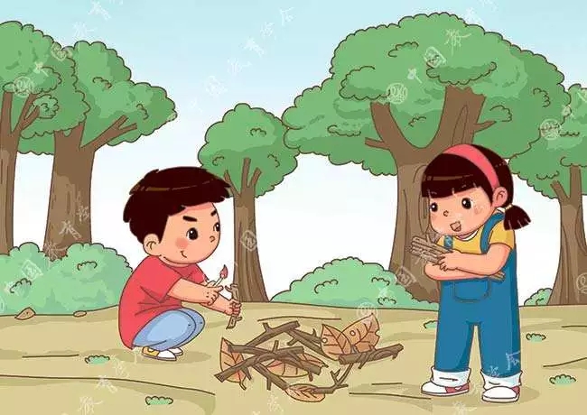 不要让特殊人群和未成年人在林区内玩火