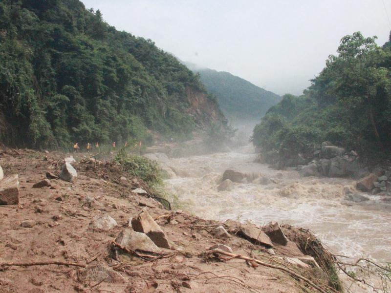 山洪泥石流