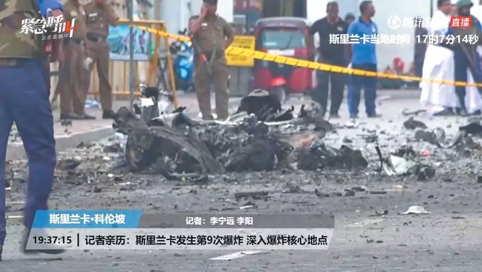 被炸毁的车辆